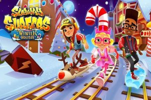 Winter Holiday Runner Game