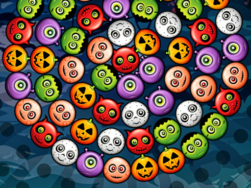 Bubble Wheel Halloween Online Puzzle Game