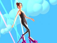 High Heels Online Fashion Run Arcade Game