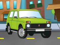 Russian Cars Differences Online Puzzle Game