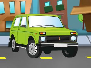 Russian Cars Differences Online Puzzle Game