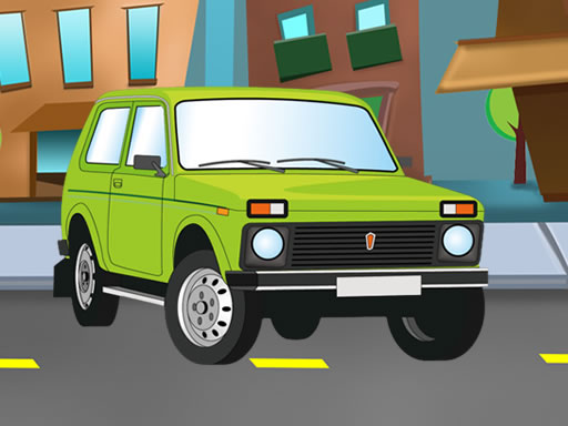 Russian Cars Differences Online Puzzle Game