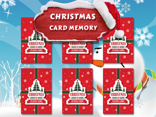 Christmas Card Memory Online Puzzle Game