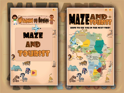 Maze And Tourist Online Puzzle Game - Geography Puzzle
