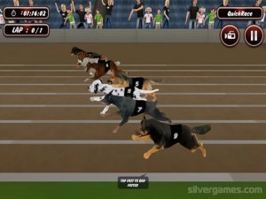 Crazy Dog Racing Simulator 3D Online Arcade Game
