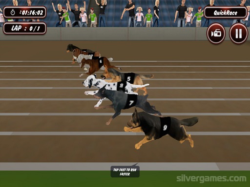 Crazy Dog Racing Simulator 3D Online Arcade Game
