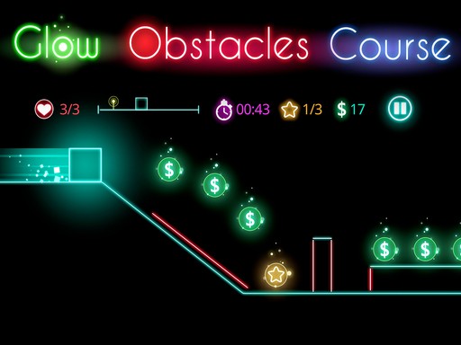 Glow Obstacle Course Online Arcade Game