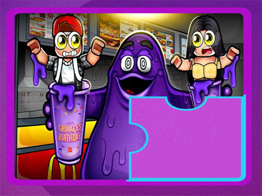 Grimace Shake Puzzle Online Jigsaw Game