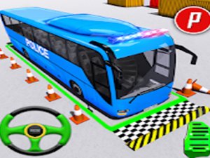 Police Bus Parking Simulation Game - Driving Sim