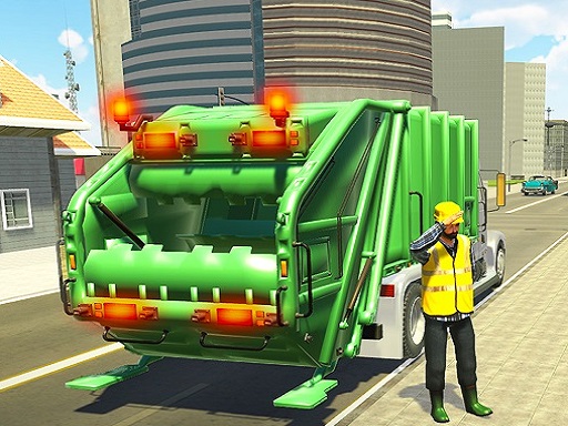 American Trash Truck Simulator Game 2022 - Offline Driving Game (Simulation Game)