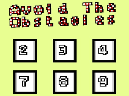 Avoid the Obstacles Online Arcade Game