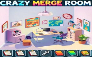 Crazy Merge Room: Tile Puzzle Game