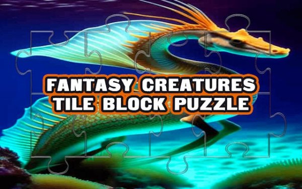 Fantasy Creatures Tile Block Puzzle Online Game