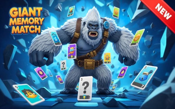 Giant Memory Match Online Puzzle Game