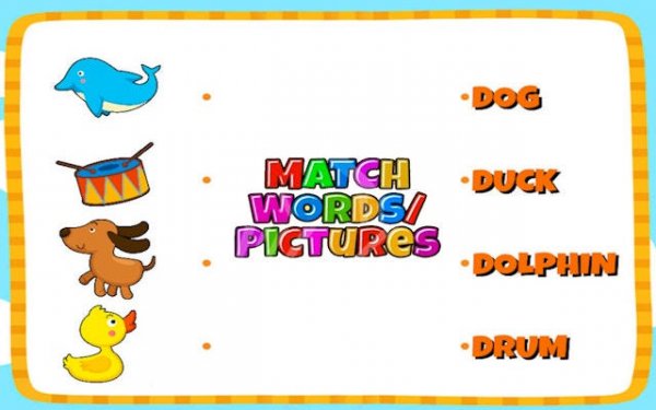 Match Pictures to Words: Vocabulary Puzzle Game Online