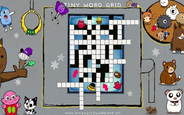 Tiny Word Grid: Crossword Puzzle Game