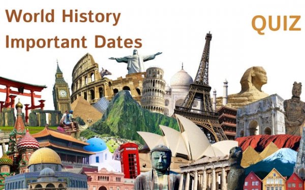 World History Important Dates Quiz Game Online