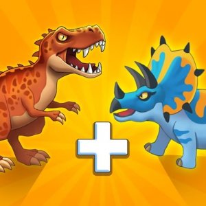 Dinosaurs Merge Master Online Game Arcade Game