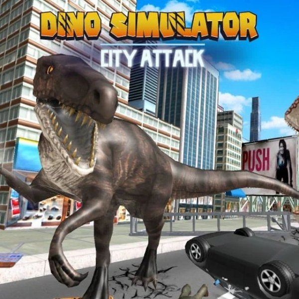 Dino Simulator City Attack Online Arcade Game