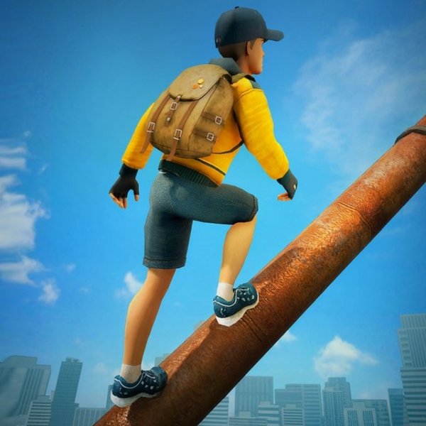 Going Up Rooftop Parkour 3D Online Arcade Game