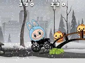 Labubu Winter Road Trip
